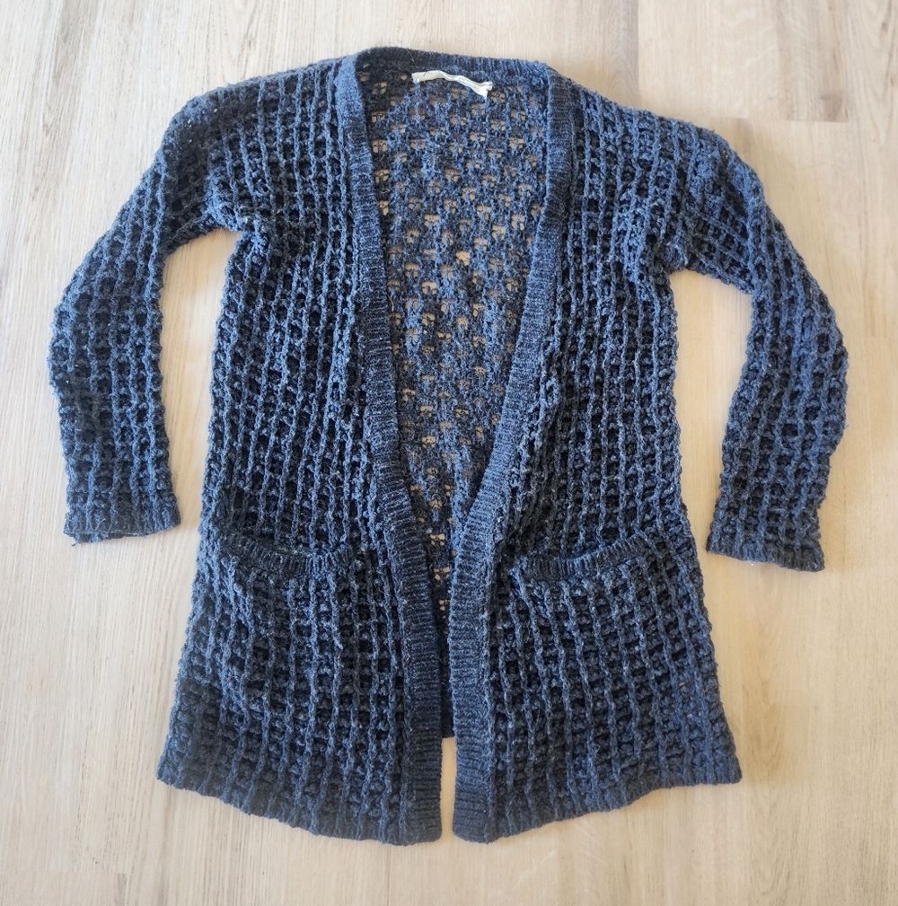 Graham & Spencer | Open-Knit Alpaca/Wool-Blend Cardigan